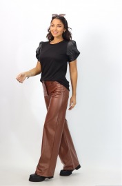 Pantalón Ailin Eco Cuero